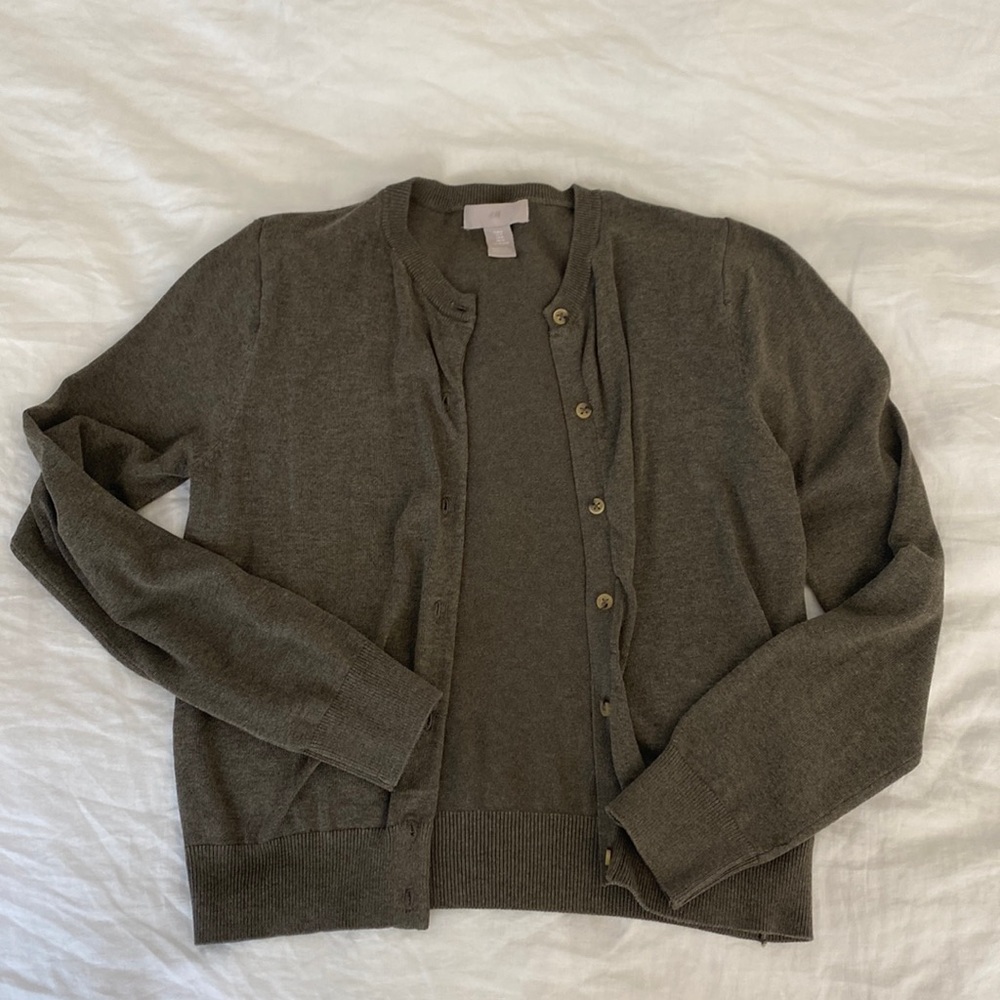 H&M Gray Cardigan